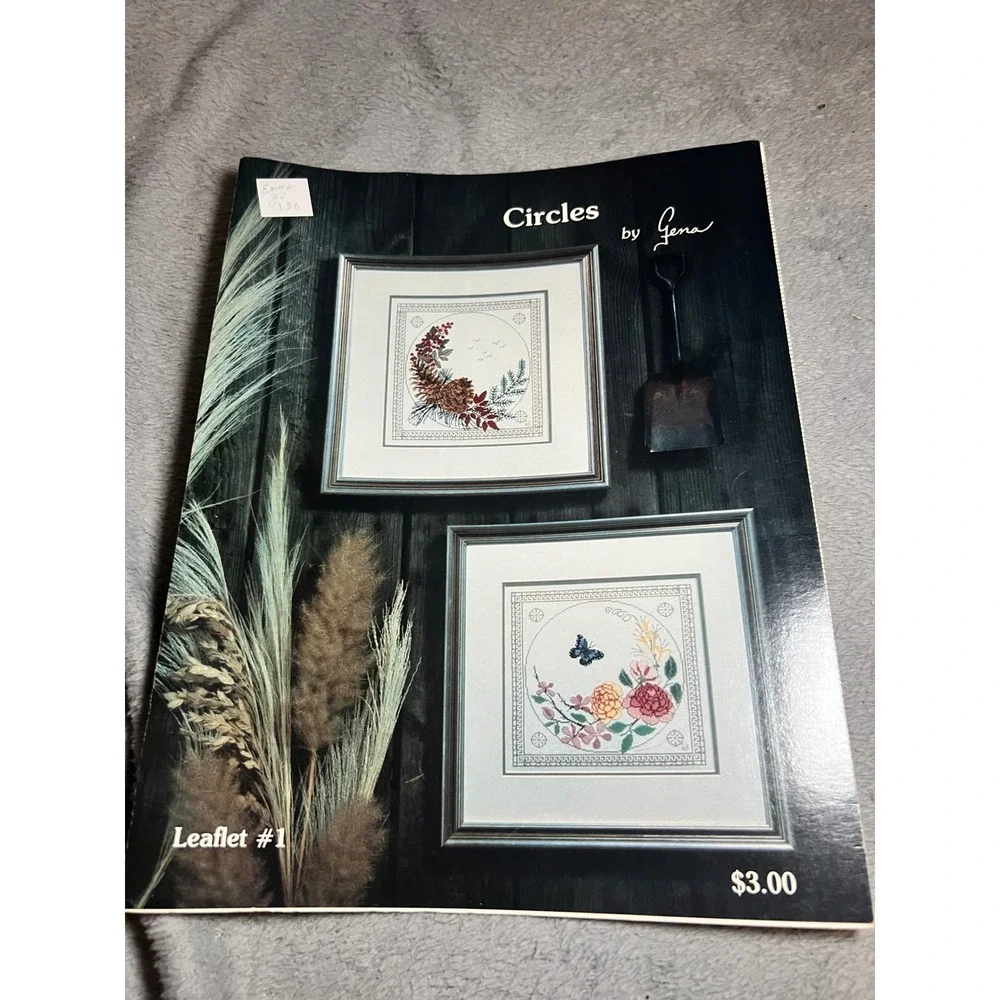 Vintage Cross Stitch Pattern Lot 3 Butterfly Sampler Booklets Shariane Circles